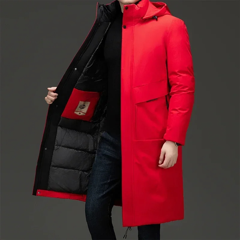 John | Men’s Long Hooded Warm Winter Coat