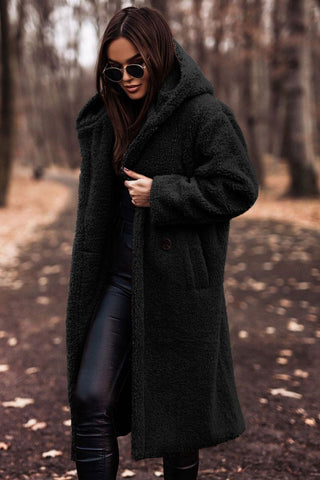 Alexandra | Women’s Winter Faux Fur Coat with Hood