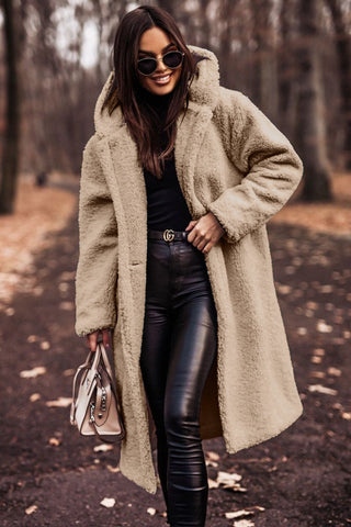 Alexandra | Women’s Winter Faux Fur Coat with Hood