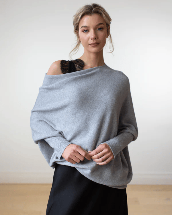 Bella | Women’s Winter Off-Shoulder Loose Sweater