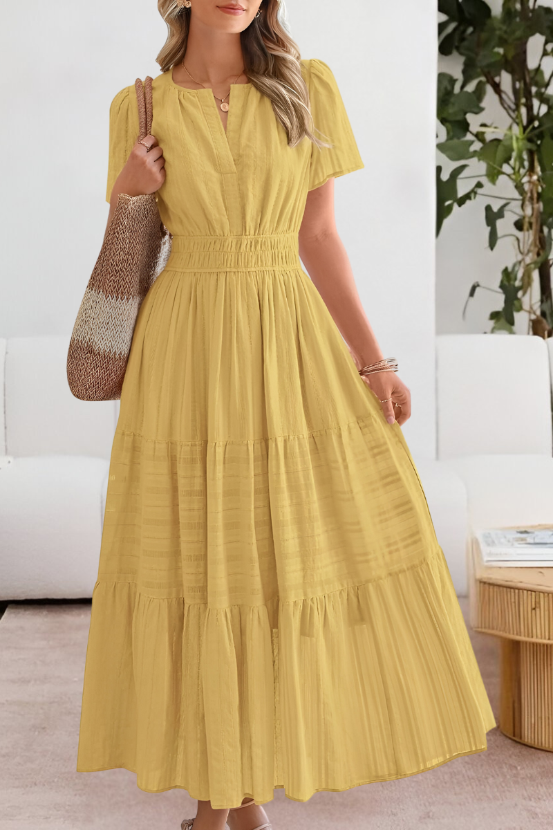 Adrianna | Boho Breeze Midi Dress