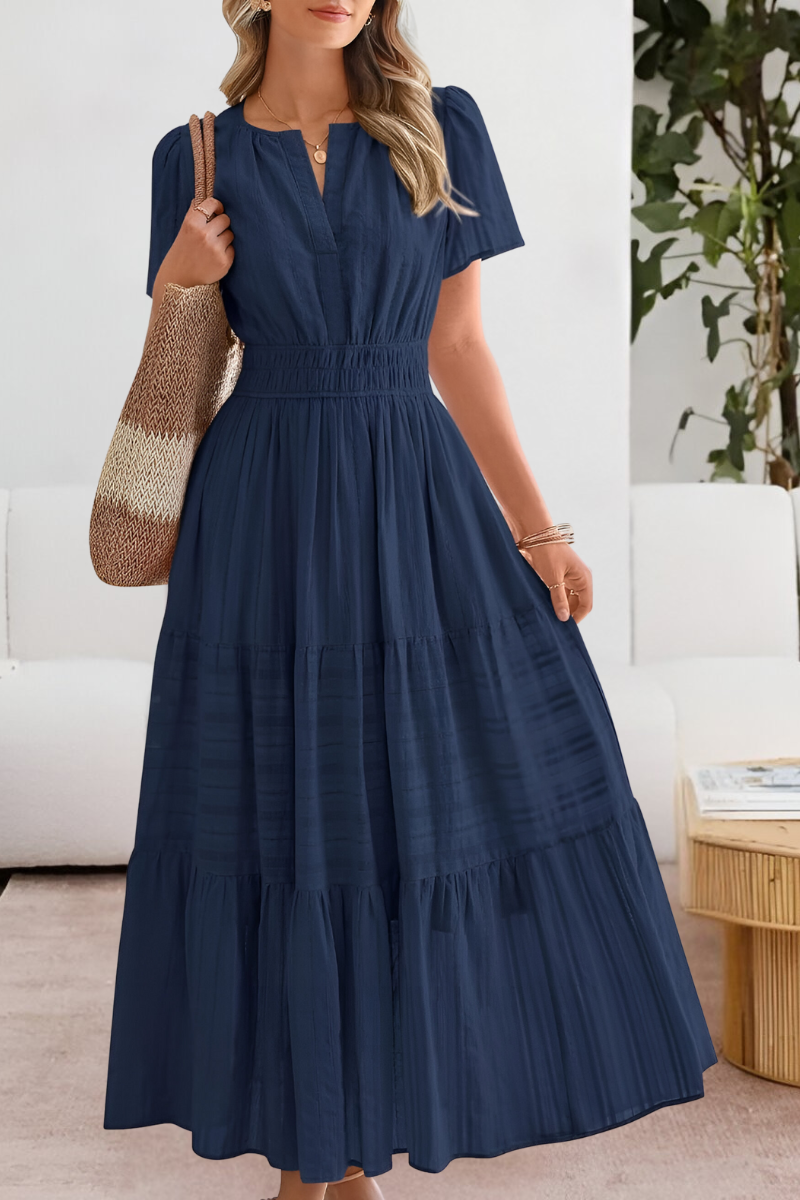 Adrianna | Boho Breeze Midi Dress