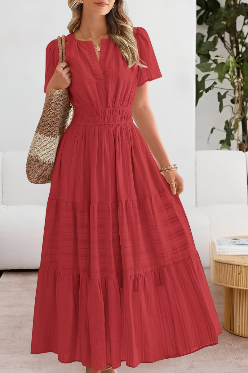 Adrianna | Boho Breeze Midi Dress