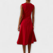 Ariane | Pleated Midi Dress