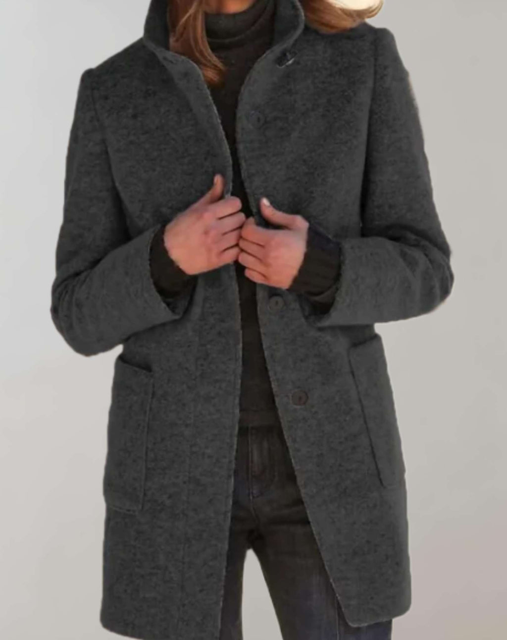 Avery | Women Winter Casual Button Coat