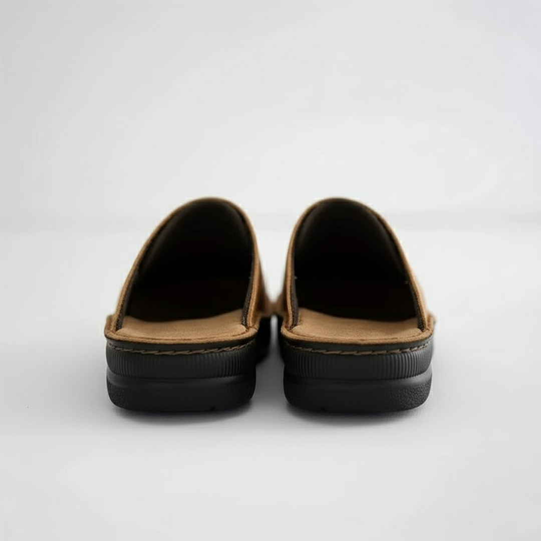 Arthur | Men’s Orthopaedic Leather Slip On Clogs