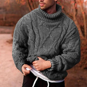Dominic | Men’s Chunky High Neck Winter Sweater