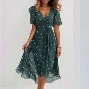 Celia | Elegant V-neck Dress