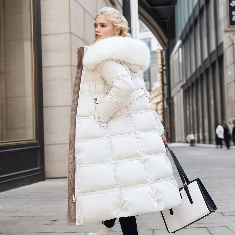 Florence | Women’s High-Collar Long Puffer Winter Coat