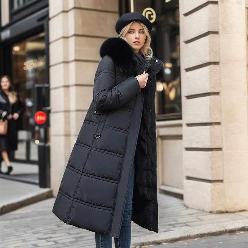 Florence | Women’s High-Collar Long Puffer Winter Coat
