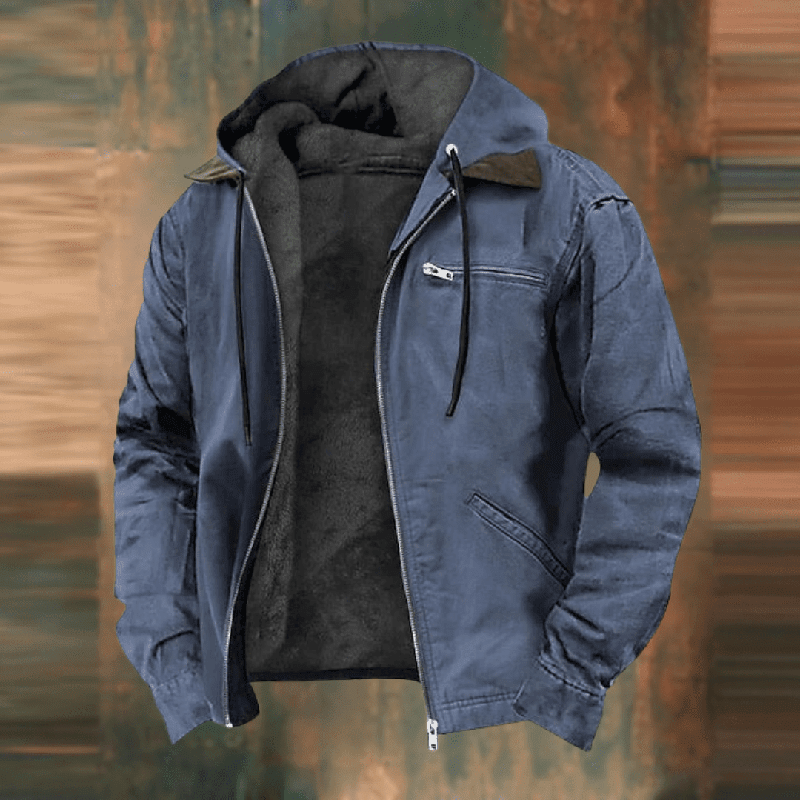Elliot | Men’s Hooded Zip-Up Winter Casual Jacket