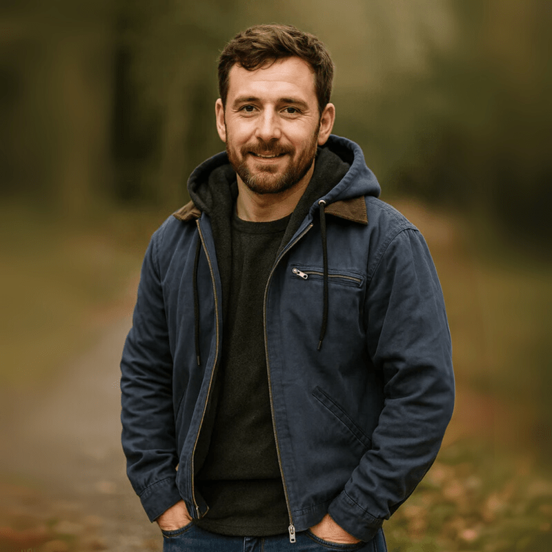 Elliot | Men’s Hooded Zip-Up Winter Casual Jacket