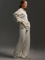 Hannah | Women’s Collared Two Piece Relaxed Fit Lounge Set