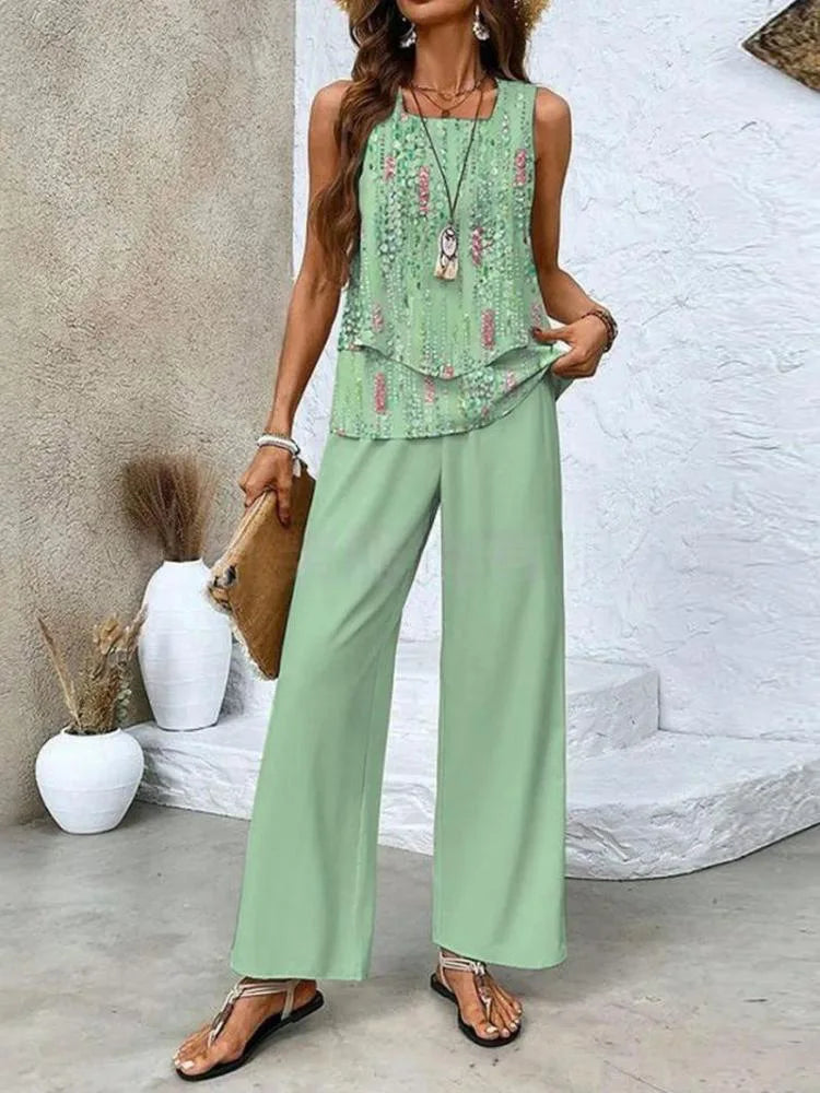 Romy | Elegant Two-Piece Summer Set