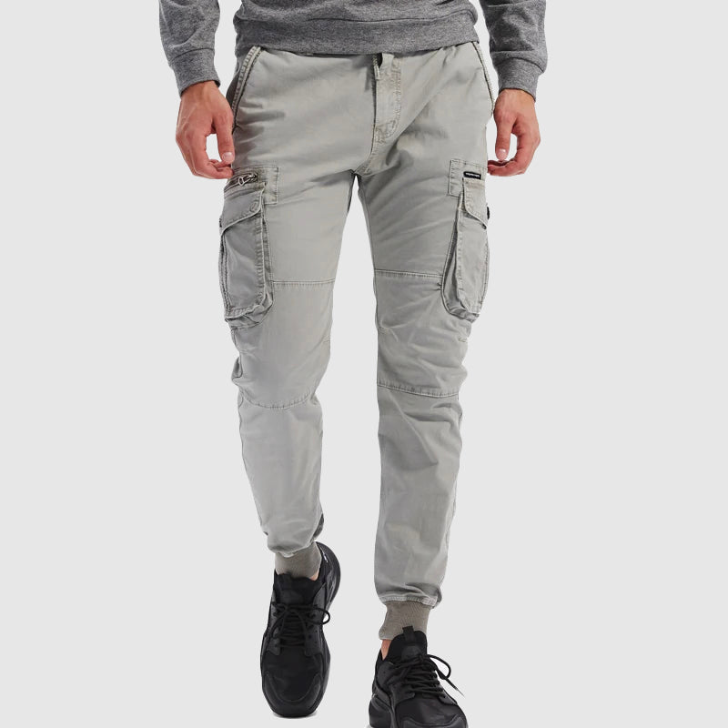 Alexander | Men’s Black Cargo Jogger Pants