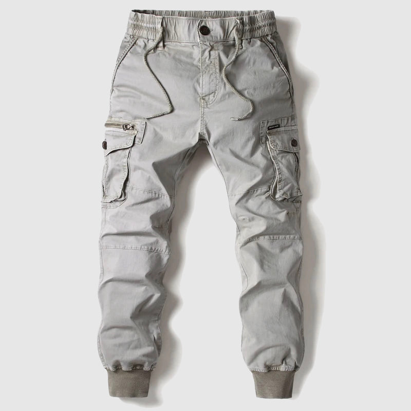 Alexander | Men’s Black Cargo Jogger Pants