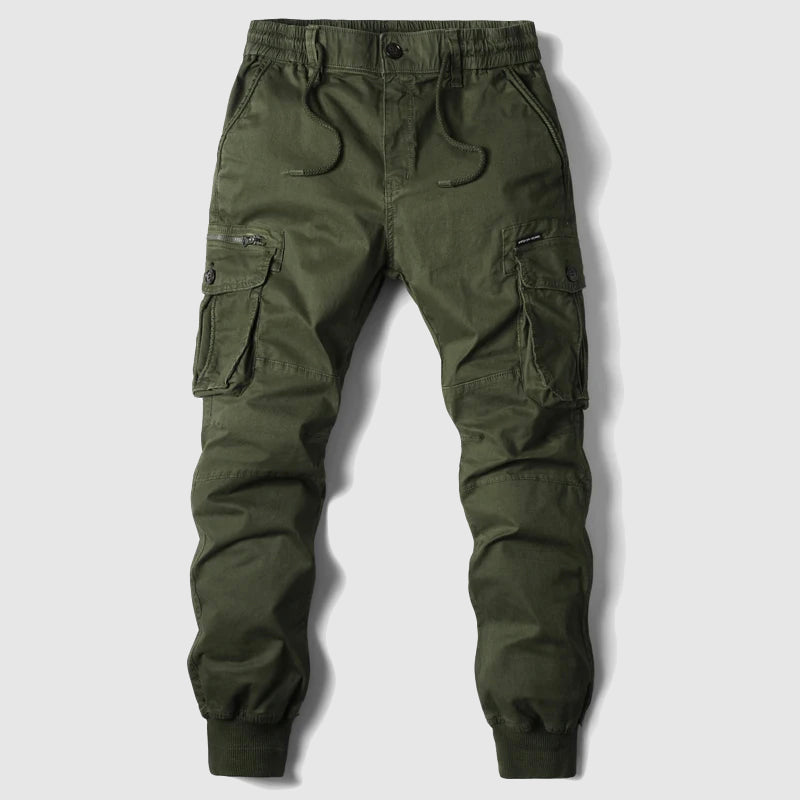 Alexander | Men’s Black Cargo Jogger Pants