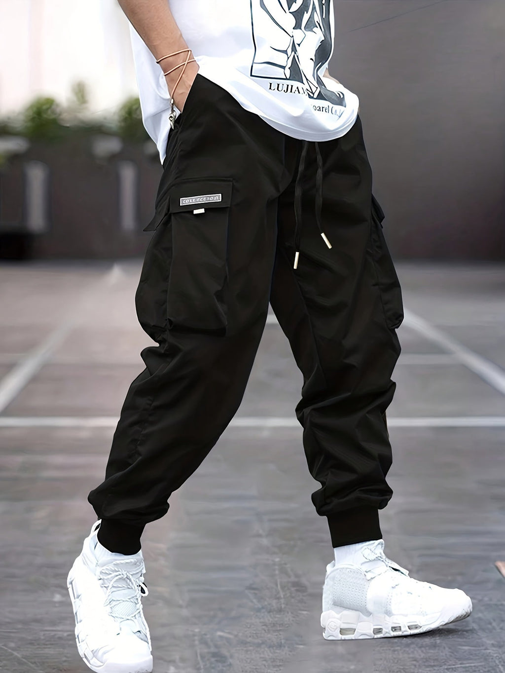 Dylan | Men’s Casual Jogger Cargo Pants with Side Pockets