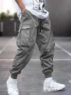 Dylan | Men’s Casual Jogger Cargo Pants with Side Pockets