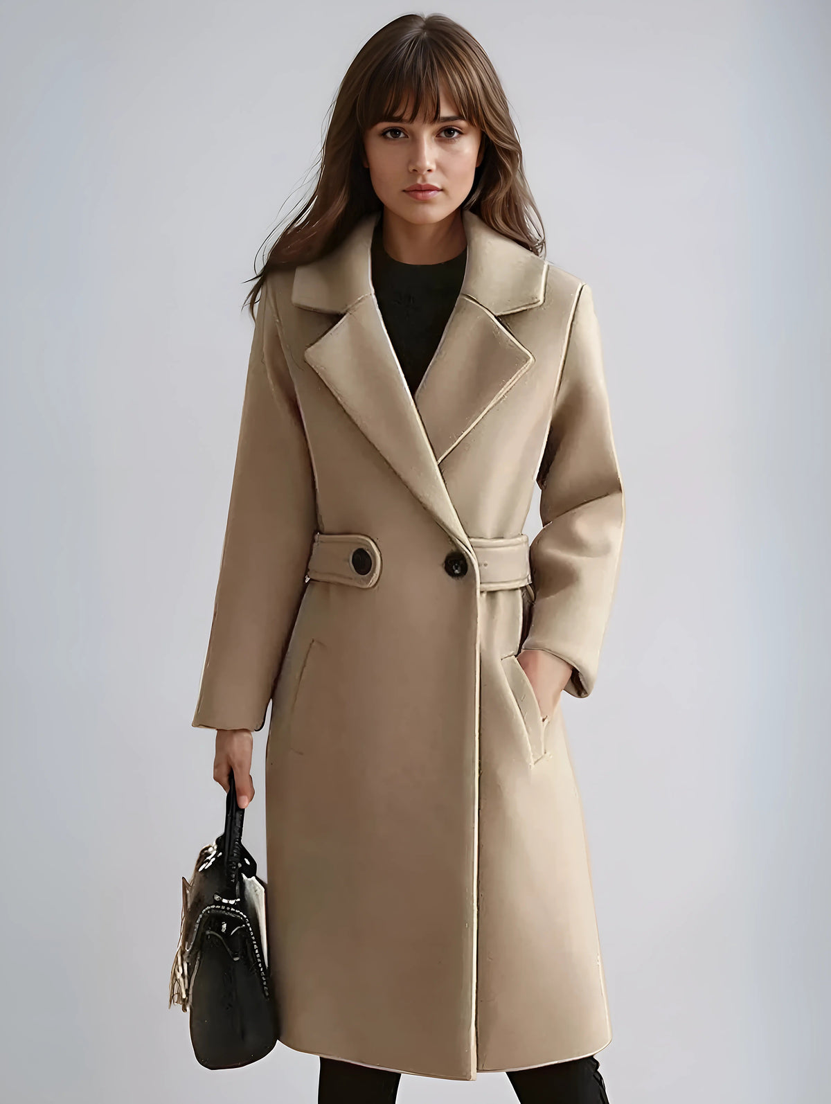 Eleanor | Women’s Elegant Long Formal Trench Coat