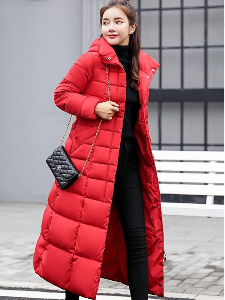 Georgia | Women’s Warm Puffer-Style Long Winter Coat